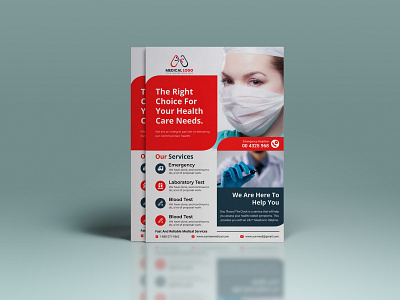 Medical Flyer Design adobe photoshop branding design business flyers business identity clean flyer creative design doctors flyerdesign hospital modern nurse