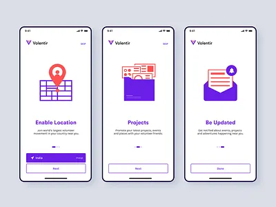 Onboarding Screens app onboarding app ui ux application design branding design icon iconography illustration logo onboarding onboarding screens onboarding ui user interface design