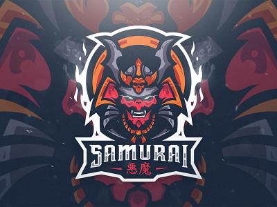 "Samurai" eSports Logo design esport esportlogo esports illustration logo mascot mascot design mascot logo mascotlogo