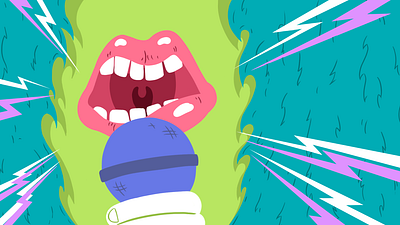 Rockstar Singer band heavymetal illustration lead singer leaderboard rock band rock star rockband rockstar singer