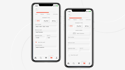 Credit Card Checkout app design card checkout checkout credit card checkout daily ui daily ui challenge dailyui dailyui 002 dailyuichallenge dailyuichallenge 002 neumorphic neumorphism shopping app ui