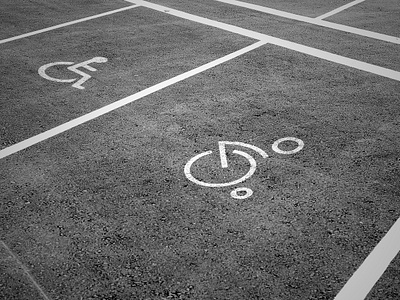 Disabled icon on a parking space disabled icon icons invalid line logo mark outline parking place symbol vector wheelchair