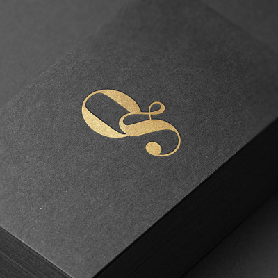 Quodammodo Solutions branding business card embossed foil stamped logo typography