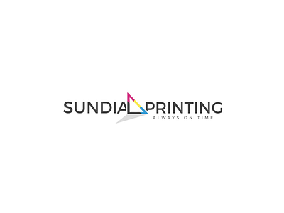 Sundial Printing cmyk cmyk logo minimal logo printing logo watch logo