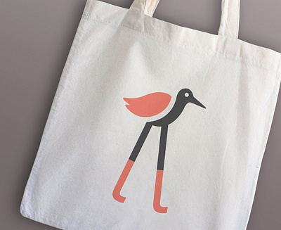 Lily Trotters Logo Tote Bag athletic wear bag bird bird icon branding design lily trotter logo packaging socks tote