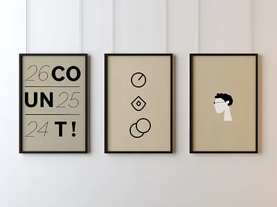 COUNT! First ever Mockup branding design graphicdesign minimal mockup poster