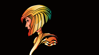 WW84 fan art color illustrator photoshop