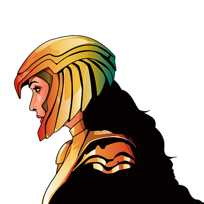 WW84 fan art 2 color illustration illustrator photoshop