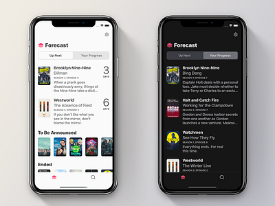 TV Forecast: Coming Soon app ios iphone series show tv ui