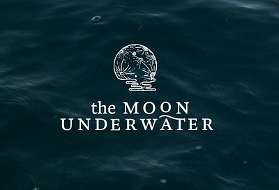 The Moon Underwater branding branding and identity branding concept branding identity logo logodesign logotype