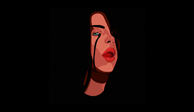 billie eilish color illustraor illustrator photoshop