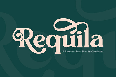 REQUILA - Vintage Serif Font branding classic font classic fonts design display font download font elegant font font font design fonts graphic design lettering logo font retro font retro fonts serif font typeface typefaces typography vintage font