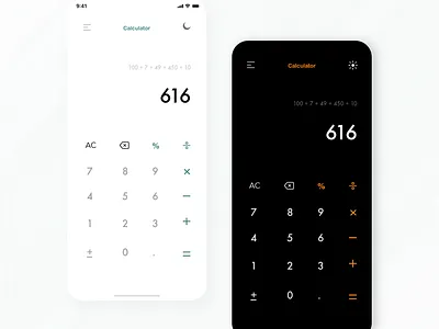 Calculator Daily Ui calculate calculator calculator app calculator ui daily dailyui dailyux ui uidaily ux uxui