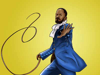 Django Unchained art digital django drawing fanart illustration intuos movie unchained wacom