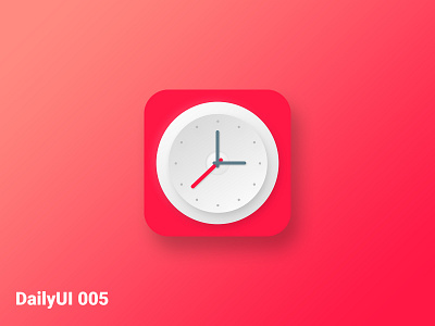 #DailyUI005 005 app clock daily dailyui005 dailyui05 dailyui5 design design app icon neumorphic neumorphism ui uiux ux uxui