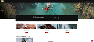 Homepage template design for vloggers black branding elementor homepage homepage design landing page landing page concept landing page design landing page template page builder page layout responsive responsive design template vlog vlogger web design website