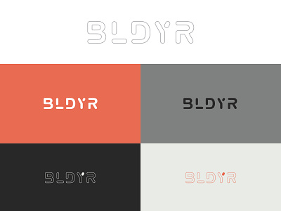 BLDYR — Logo futuristic logodesign minimal tech logo technology wordmark wordmark logo