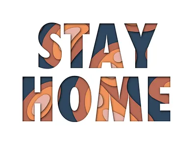 Stay Home coronavirus illustration procreate