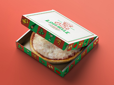 Pizzaaaa packaging design logo