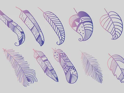 Feathers Vector behance design feather vector feathers flat free vector free vectors graphic design graphic out icon iconography illustration logo vector