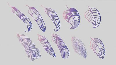 Feathers Vector behance design feather vector feathers flat free vector free vectors graphic design graphic out icon iconography illustration logo vector