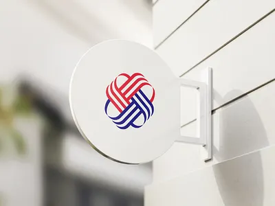 Logo mark (grid method) ai geometric grid icon logo minimal modern pathfinder