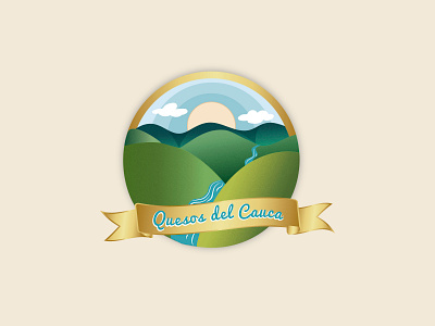 Quesos del Cauca imagotipo 2d branding design digital imagotipo imagotype logo quesos vector