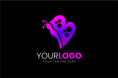 Butterfly Logo brand butterfly colorfull logo