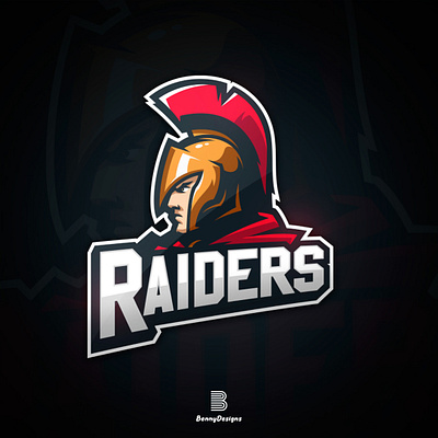 "Raiders" eSports Logo design esport esportlogo esports illustration logo mascot mascot design mascot logo mascotlogo