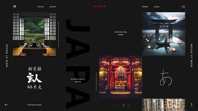 JAPAN DESIGN ---site web 2020 adobe xd amazing artwork black blog bonsai builder design japan japon landing page luxury minimalist samurai temple theme traditional ui ux wordpress