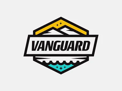 Vanguard Badge apparel appareldesign badge badgedesign badgemaker brandlogo brandlogos logo logodesign logodesigner logoinspirations merch merchdesign merchdesigner mountain nature patch shirtdesign vanguarddesignco