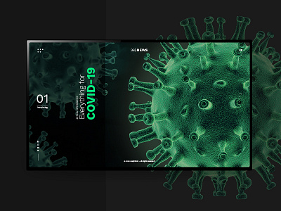UX/UI Template _ Covid-19 News Website adobe xd covid 19 covid19 green landing landing page landingpage news news website prototype prototyping template ui ux ux ui ux ui design virus