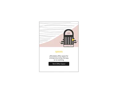 Open Spaces Design cards illustration pinks ui deisgn whimsy
