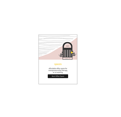 Open Spaces Design cards illustration pinks ui deisgn whimsy