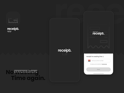 receipt - group food order app app art clean design flat food food app food order food ordering app group ios mobile ui ux