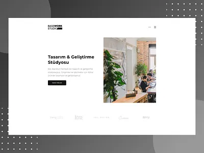 BaseWork Studio New Design agency agency website design development studio homepage studio studio website ui uiux web website