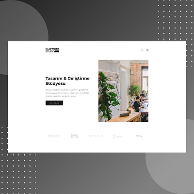 BaseWork Studio New Design agency agency website design development studio homepage studio studio website ui uiux web website