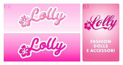 Rebrand of Lolly an italian logo for dolls dolls logo toys