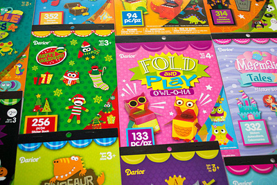 Sticker/activity books created with Amy's Illustrations illustrator sticker stickerbook