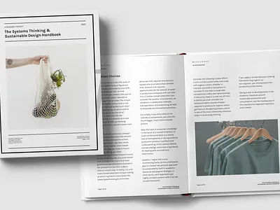 The Systems Thinking & Sustainable Design Handbook book design print print design