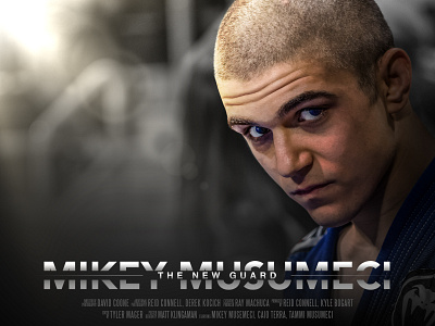 The New Guard: Mikey Musumeci documentary film flograppling graphic design grappling ibjjf jiu jitsu marketing movie poster