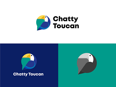 Chatty toucan brand branding design graphic design graphicdesign logo logodesign logodesignersclub logodesigns logomark