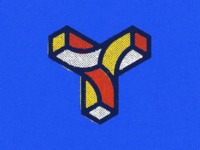 T+Y Logo Concept illusion letter logo logo design mark y