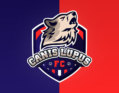 Canis Lupus Football Club Brand Identity branding concept design design icon logo madebyranju typography ui ux visual design