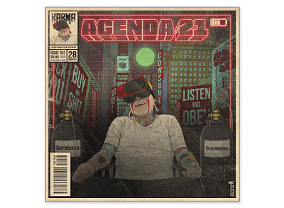 "AGENDA 21" - Single Artwork adobe illustrator adobe photoshop band art digital art graphic design illustration track artwork wacom tablet