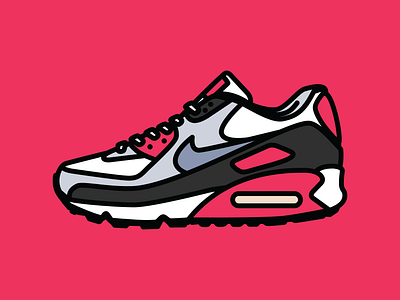 Air Max 90 - Infrared 90 air max air max day illustration infrared nike nike air max vector