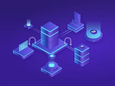 Virtual currency website illustration icon illustration ui vector virtual currency