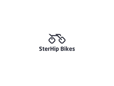 Sterhip Bikes Logo Design Challenge Day 24 branding clean creative cycle dailylogo dailylogochallenge day 25 illustration lineart logo logodesign logodesignchallenge logodesigners modern sterhips bikes ui