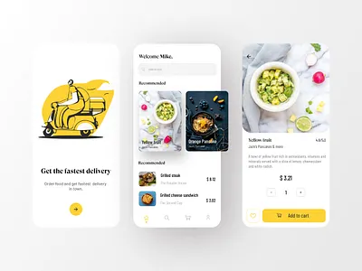 Food delivery adobe illustrator application ui design figma food food delivery food delivery app food delivery application food delivery service illustration ui ux