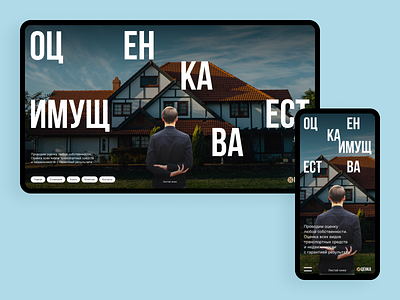 Othenka | Web Site adaptive assessment grid mobile property typography ui ux web web design web site